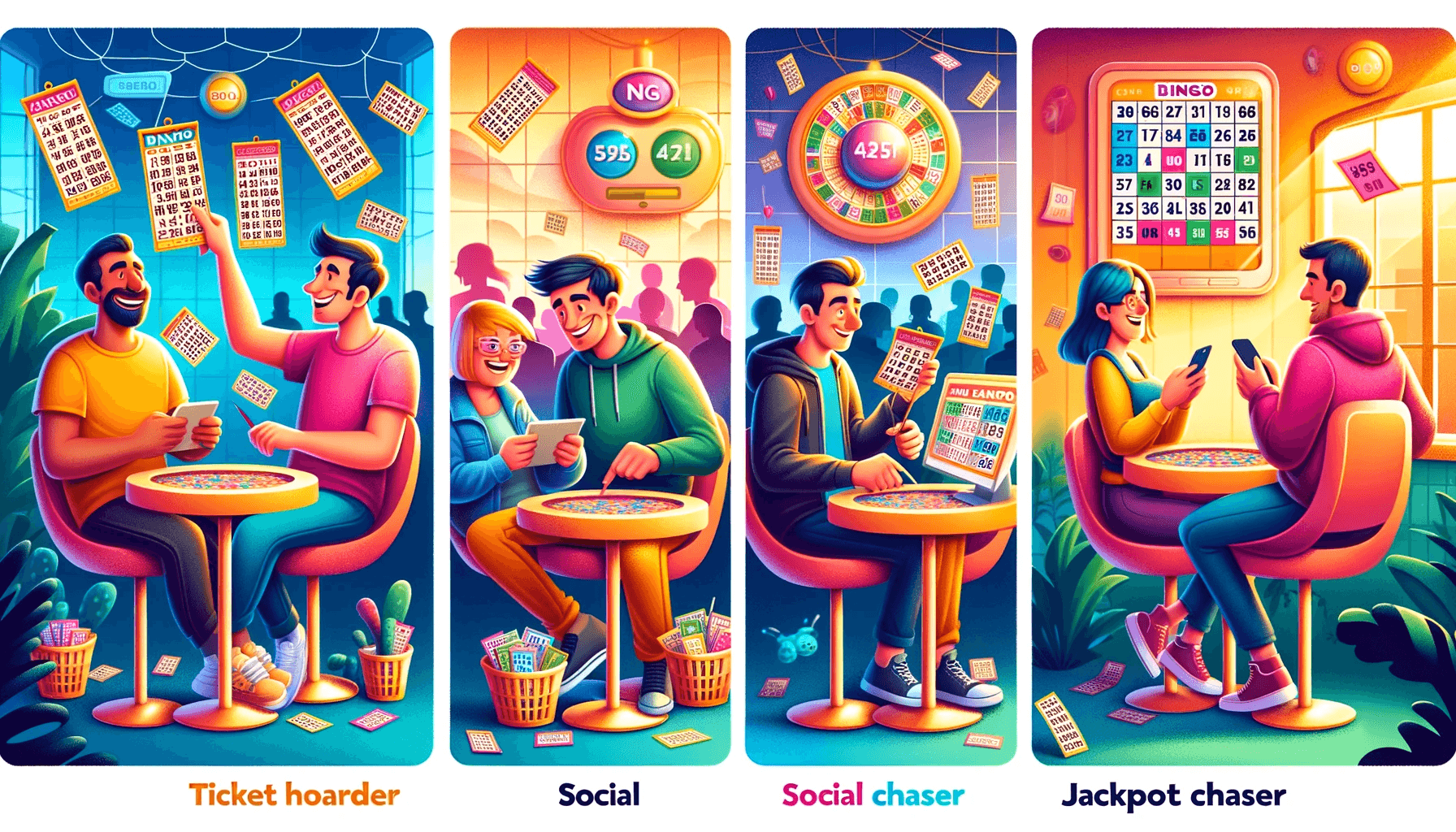 Trouvez votre style de bingo : un guide des types de joueurs de bingo mobile image